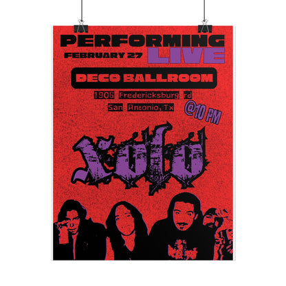Xolo First Live Concert Poster