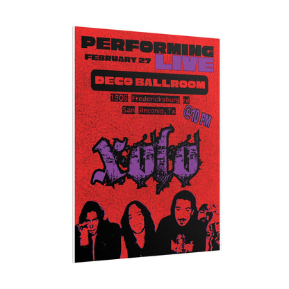 Xolo First Live Concert Poster